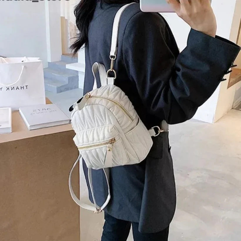 Women's PVC Leather New Multifunctional Backpacks
