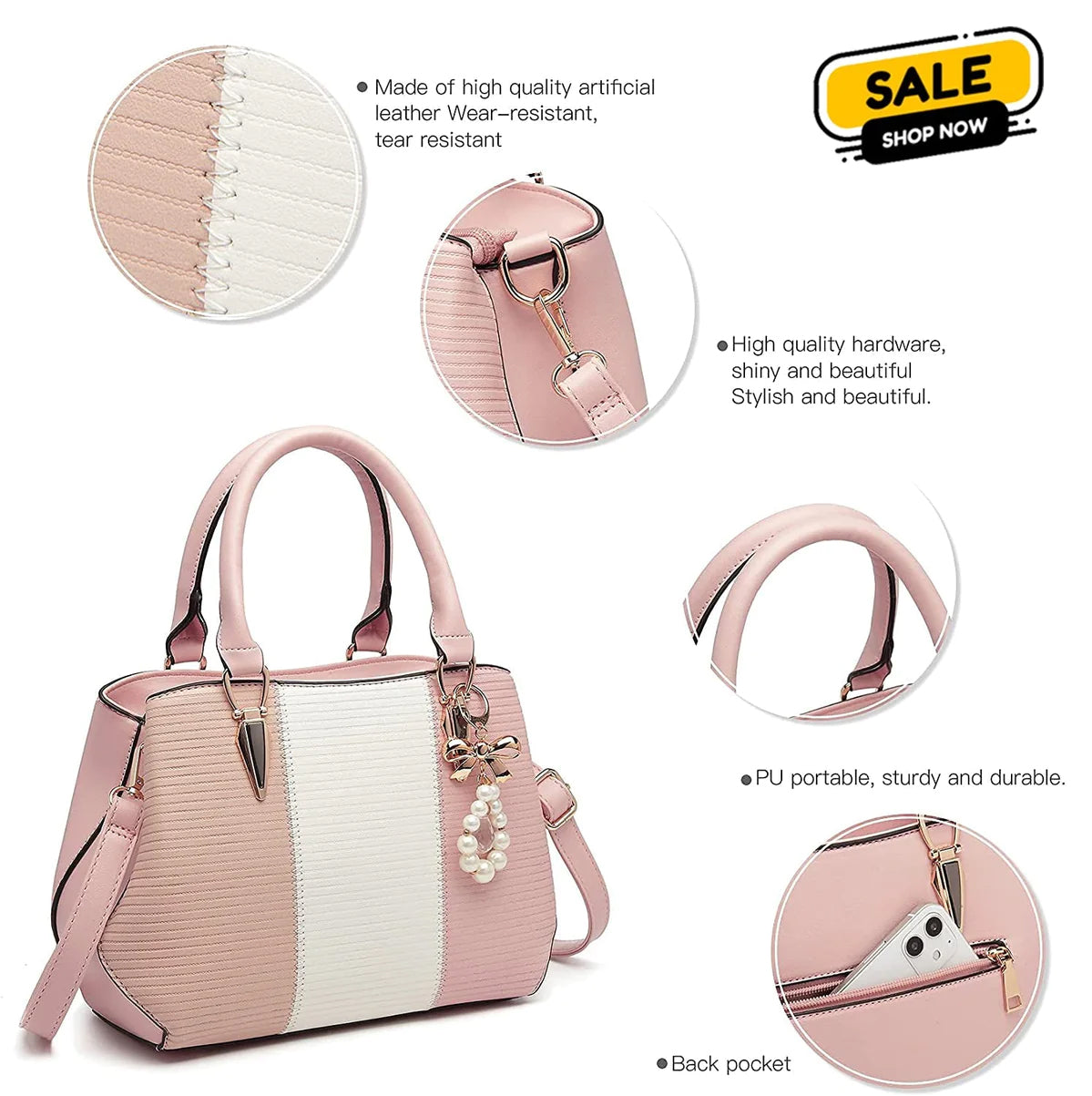 Luxury & Unique Women Shoulder Handbag | PU Leather