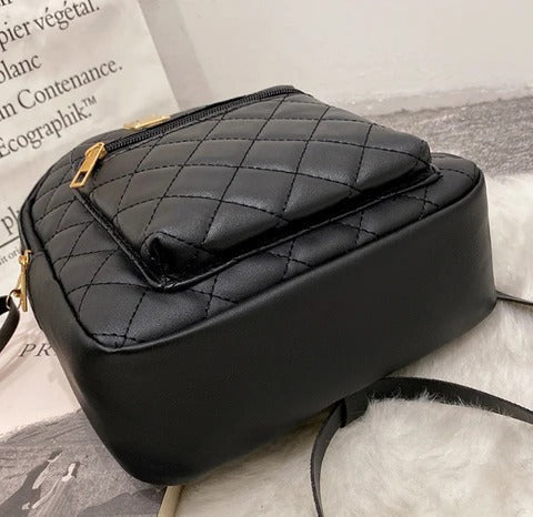 Women's Casual Style PU Leather Backpack